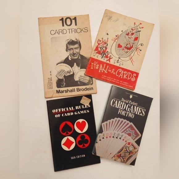 Vintage* Set of 4 Card Playing Pocket Books - Picture 1 of 5